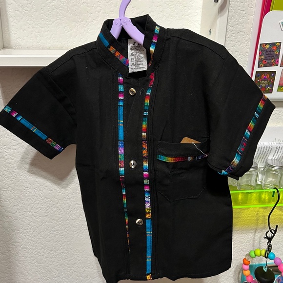 Toddler Boy's Mexican Style Shirt Size 2 - Picture 1 of 2